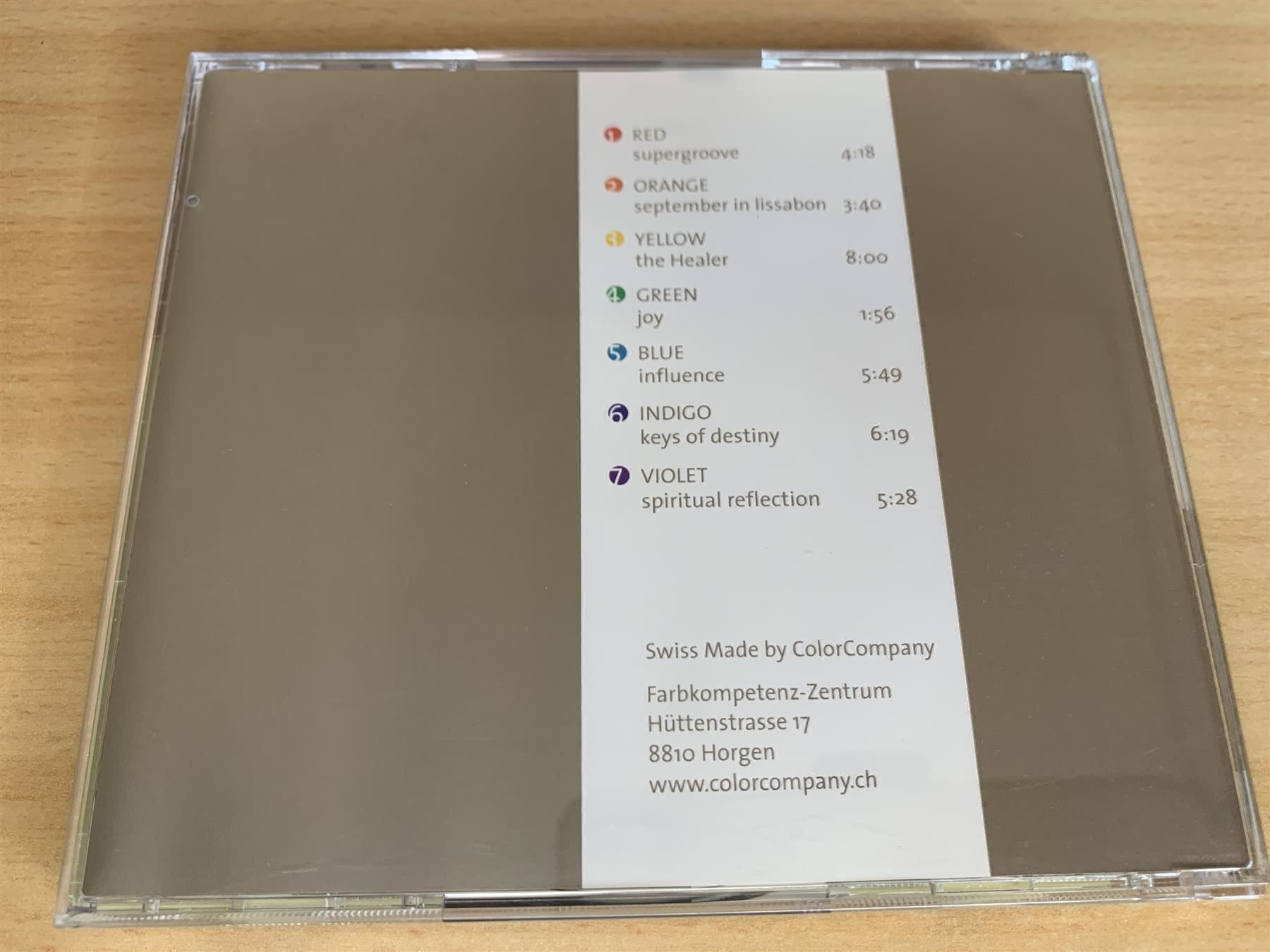 CDs: To Be In-Joy - Color & Sense – D'occasion à Rikon im Tösstal par Alpenmutz 1