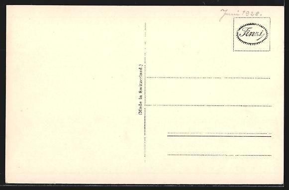 Cartoline postali: Davos-Platz, Promenade mit Grand Hotel B – Usato da Berlin venduto da bartko-reher 1