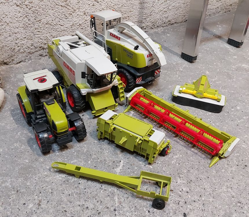 Set Bauernhof Traktor, Mähdrescher etc. Claas von Bruder | Kaufen auf