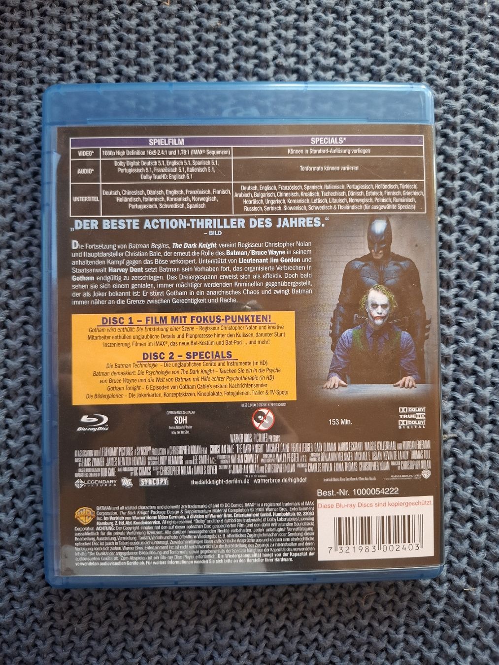 Tutti i DVDs: Blu-ray The Dark Knight 2-Disc Special Edition – Usato da Knonau venduto da fil_f8wd 1
