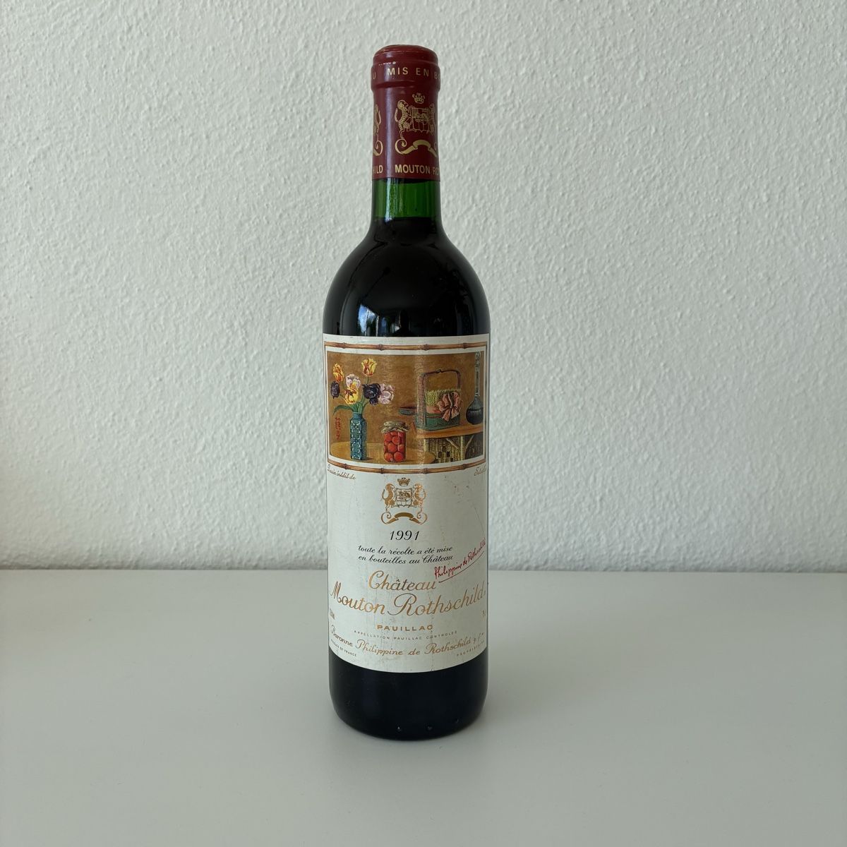 Mouton Rothschild Vino: CHÂTEAU MOUTON ROTHSCHILD 1991 – Usato da Zug venduto da CEBKA