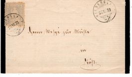 Kleinbrief , Niederglatt 1873