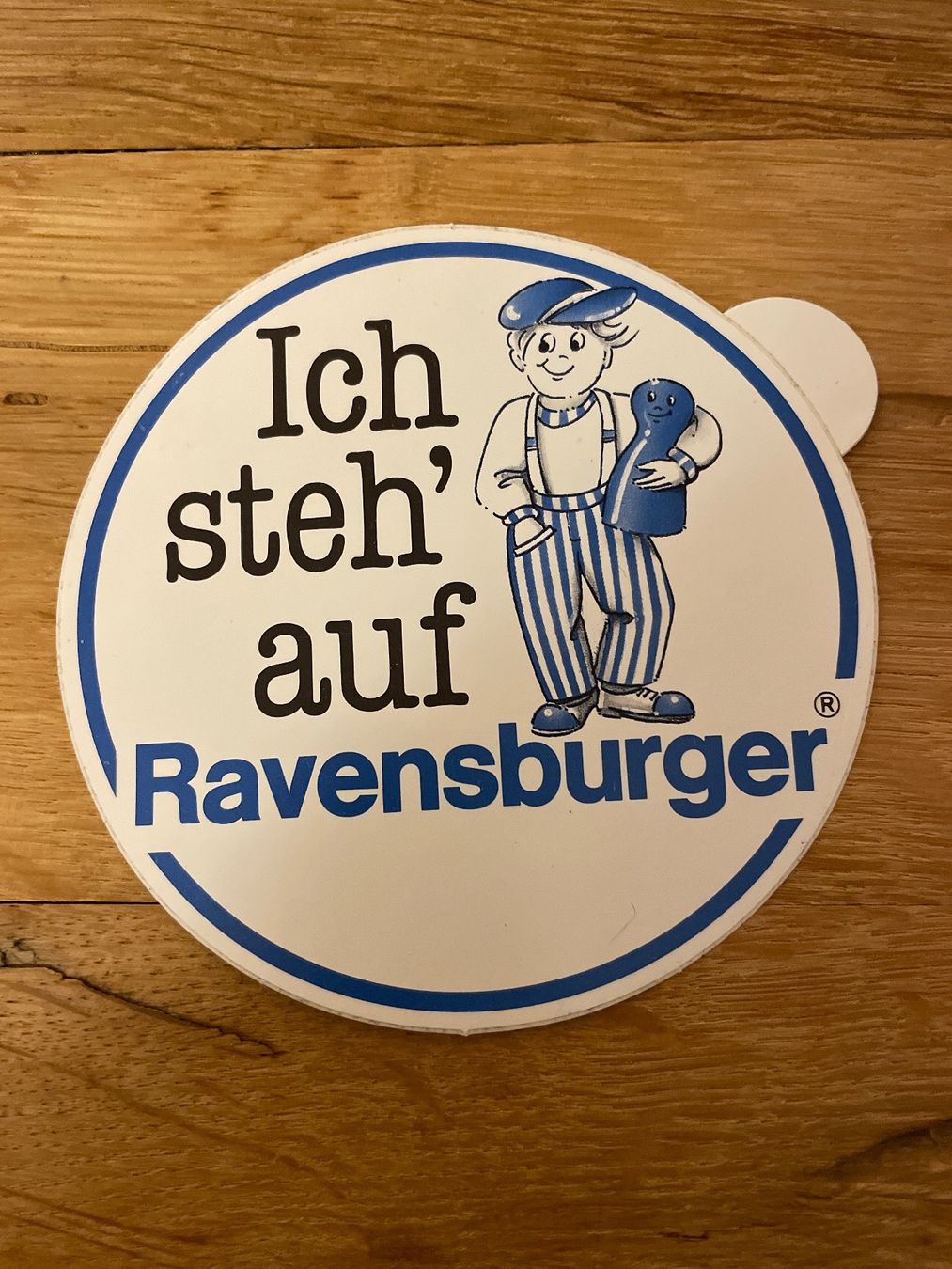Aufkleber: Ich steh auf Ravensburger Abziehbild, Sticker – Gebraucht aus Winterthur von cheerio97