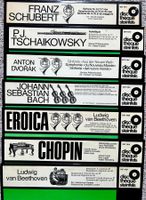 7 CH LPs gepflegte Bach Beethoven Chopin Tschaikowsy Dvorak