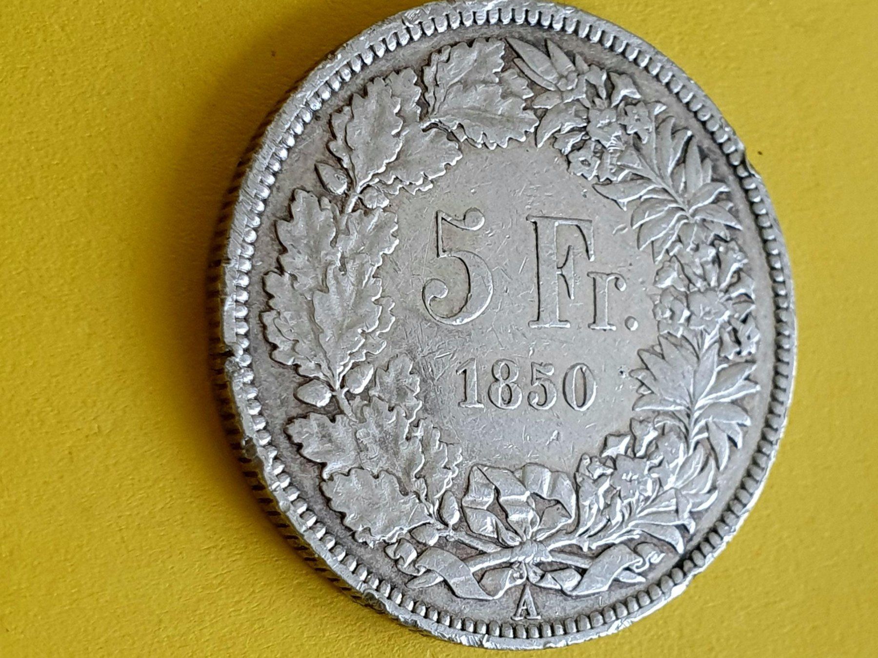 Tutti le monete: 5 Franken 1850 Super   ( Poste A+ ) – Usato da luzern venduto da Jrouge
