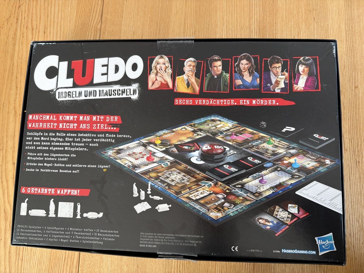 Hasbro Giochi: Cluedo - Mogeln und Mauscheln – Usato da Niederglatt ZH venduto da sim_gj7s 1