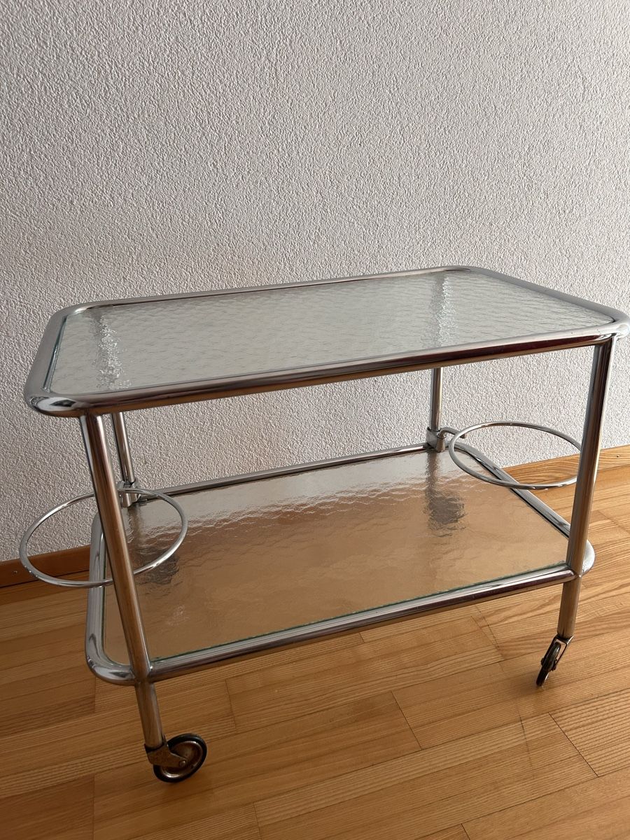 Carrelli di servizio: Servierwagen mit Glastablaren – Usato da Rüthi (Rheintal) venduto da simba8312 4