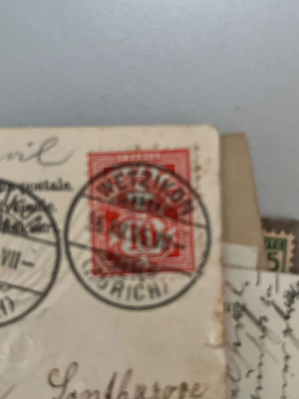 Cartoline postali: 9 antike Weihnachtskarten, Grusskarten, um 1900 – Usato da Stetten AG venduto da Brissago25 1