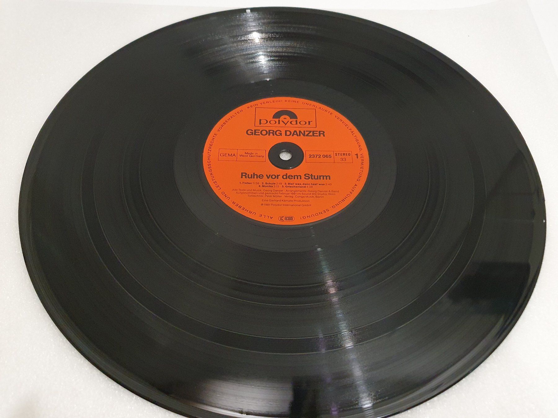 Schallplatten: Georg Danzer ‎– Ruhe Vor Dem Sturm – Gebraucht aus Uster von Vinyl-Leidenschaft 4