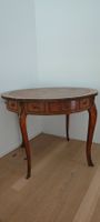 Runder Tisch mit Schubladen Holz gebraucht