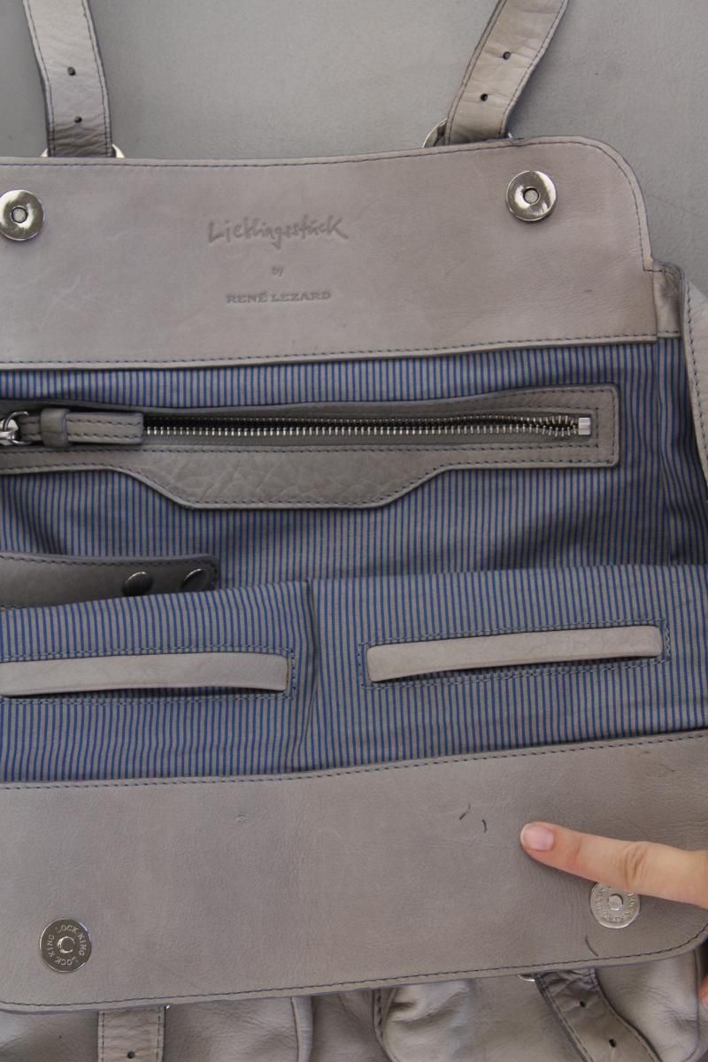 Borse da donna: René Lezard Henkeltasche grau aus Leder – Usato da Neustadt an der Waldnaab venduto da SecondLifeFashion 2