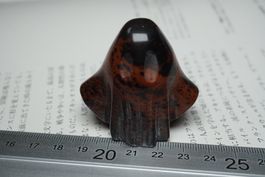 Geist  Aus Obsidian  Rot  Geschnitzt 43mm   ❄️🔮