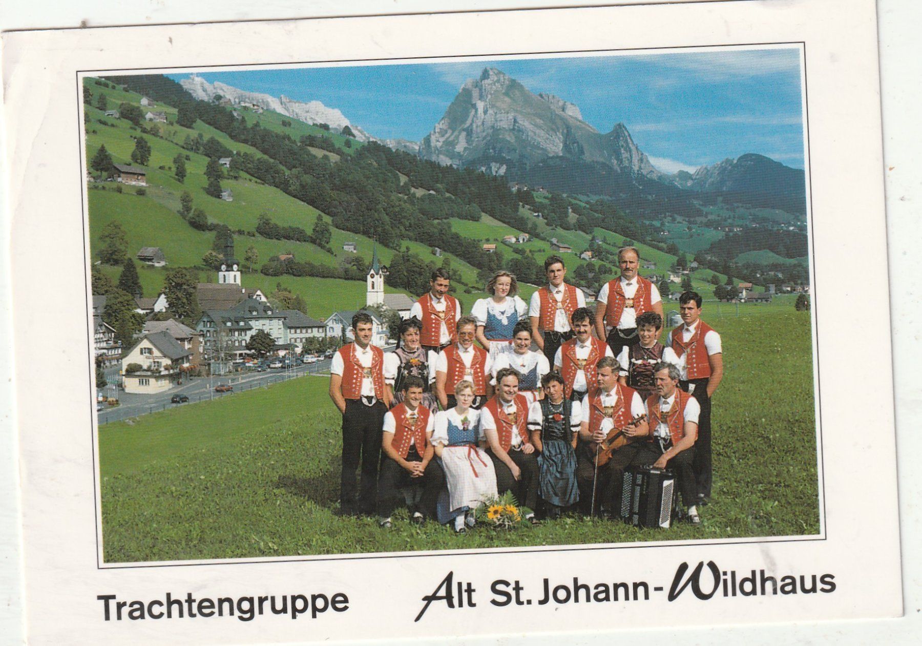 Ansichtskarten: Trachtengruppe Alt ST. Johann – Gebraucht aus Lumbrein von made02
