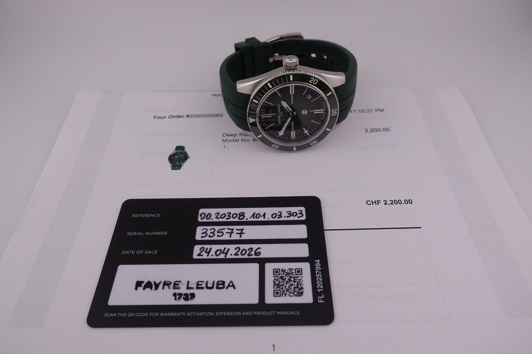 Favre Leuba Uhren: Favre Leuba Deep Raider Renaissance Full Set – Neu (gemäss Beschreibung) aus Kilchberg ZH von dnalor11 5