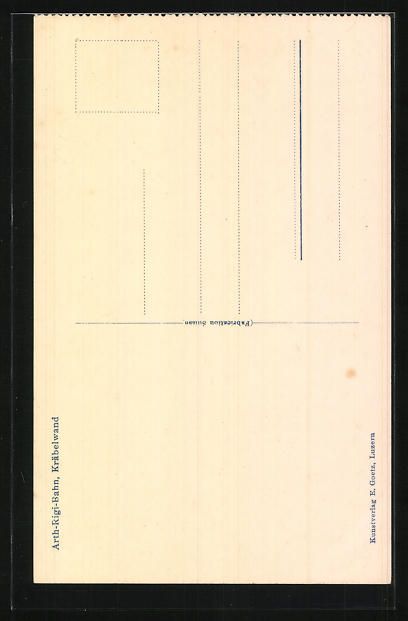 Cartes postales: AK Arth-Rigi-Bahn, Kräbelwand – D'occasion à Berlin par bartko-reher 1