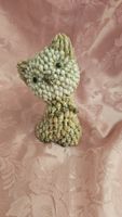 Statuina gatto realizzata con conchigliette