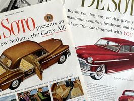 De Soto Cars - 3 Alte Werbungen / Publicités 1949/59