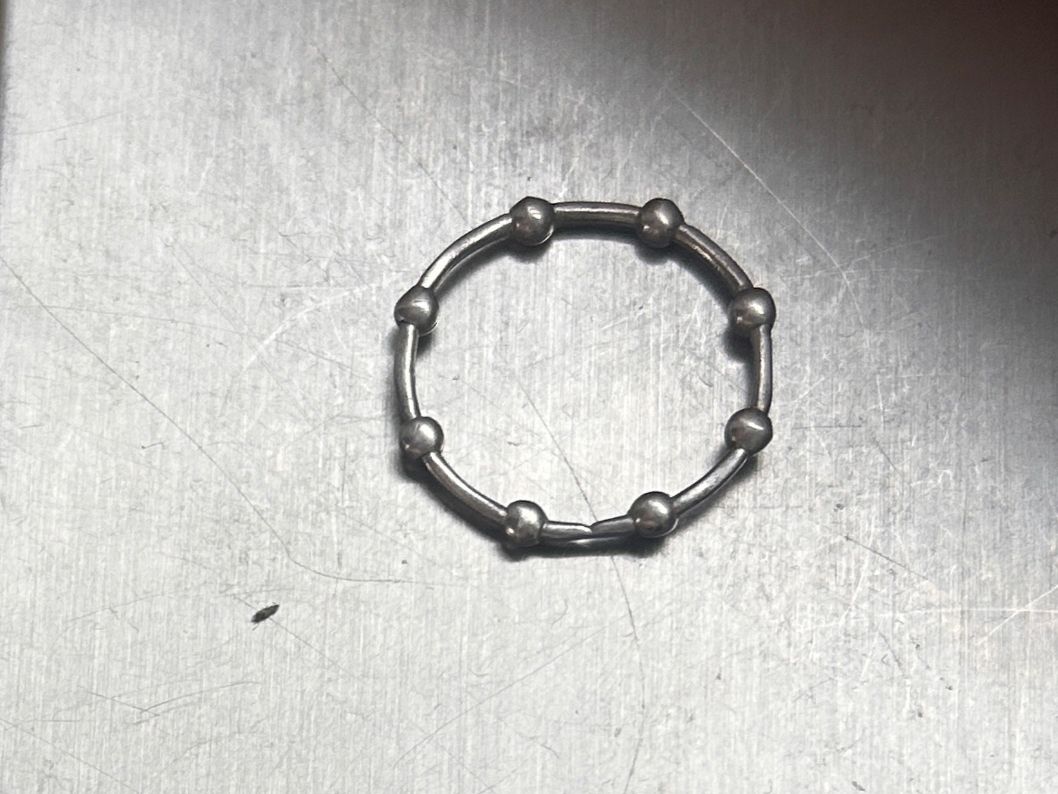 Anelli: Silberring mit Kugeln, Grösse 50 – Usato da Dittingen venduto da Bijoubelle