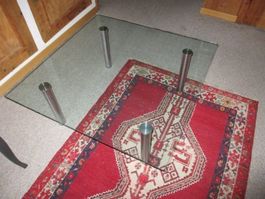 Couchtisch Glas, 90 x 90 x 36 cm