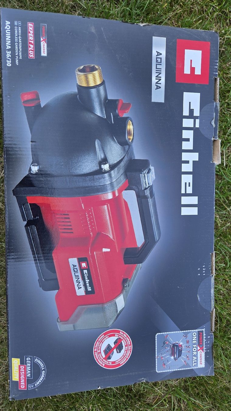 Einhell Caricatori & Batterie: Einhell Aquinna Akku Wasserpumpe – Nuovo e nell'imballaggio originale da Buckten venduto da mungeli01