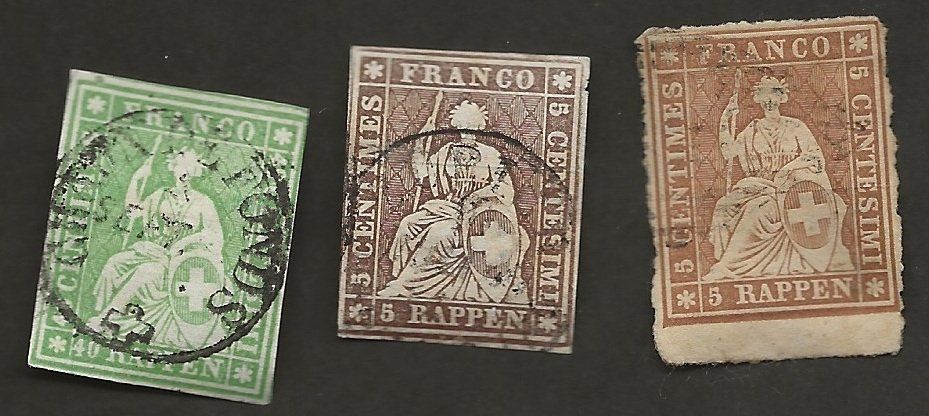 Tutti i francobolli: Schweiz 3 Strubel – Usato da Au ZH venduto da xelagreb01