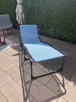 Fiam Liegestuhl Outdoor hellblau klappbar guter Zustand