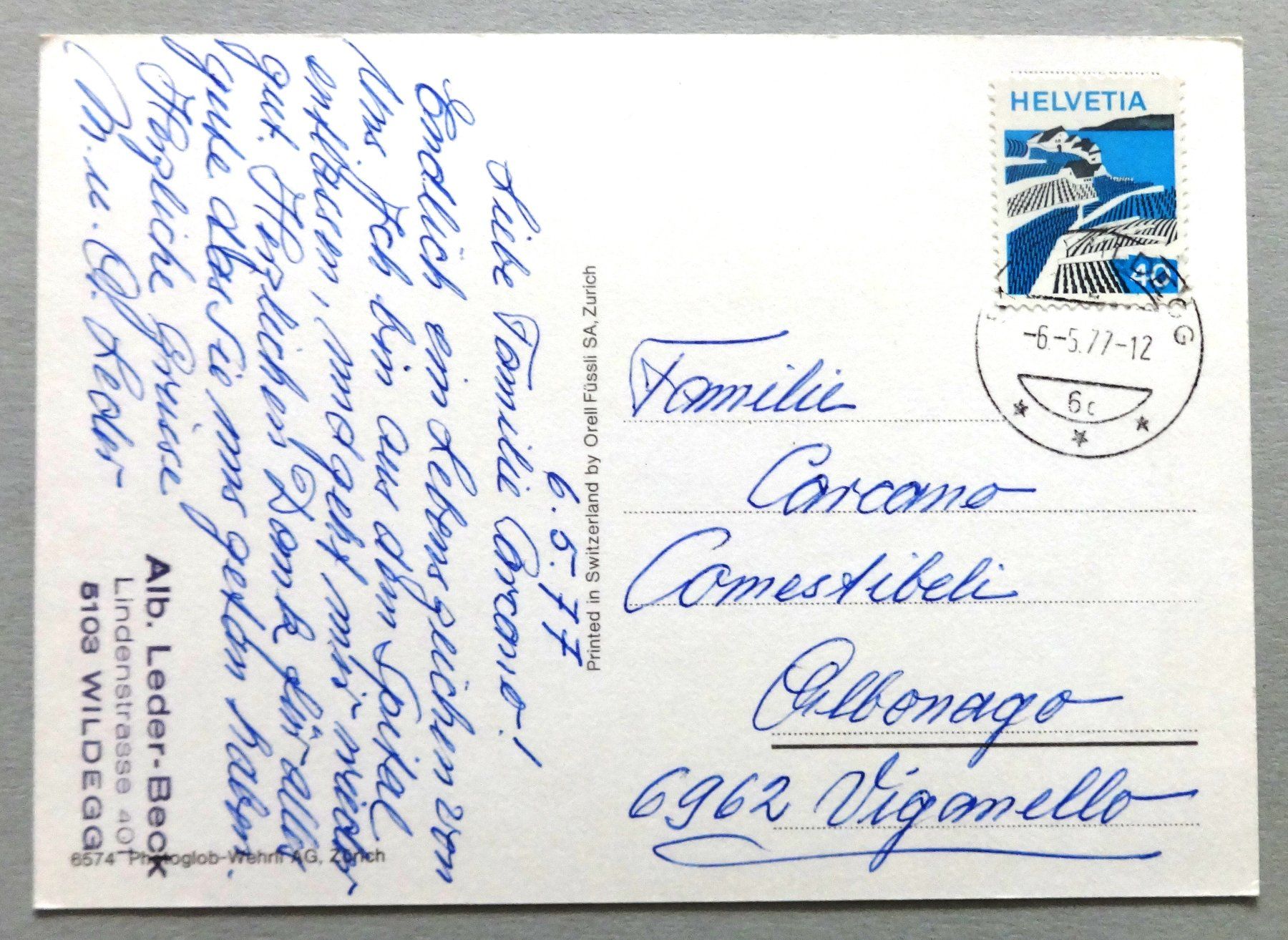 Cartoline postali: Wildegg - Multivues – Usato da Fétigny venduto da Billy2miny 1