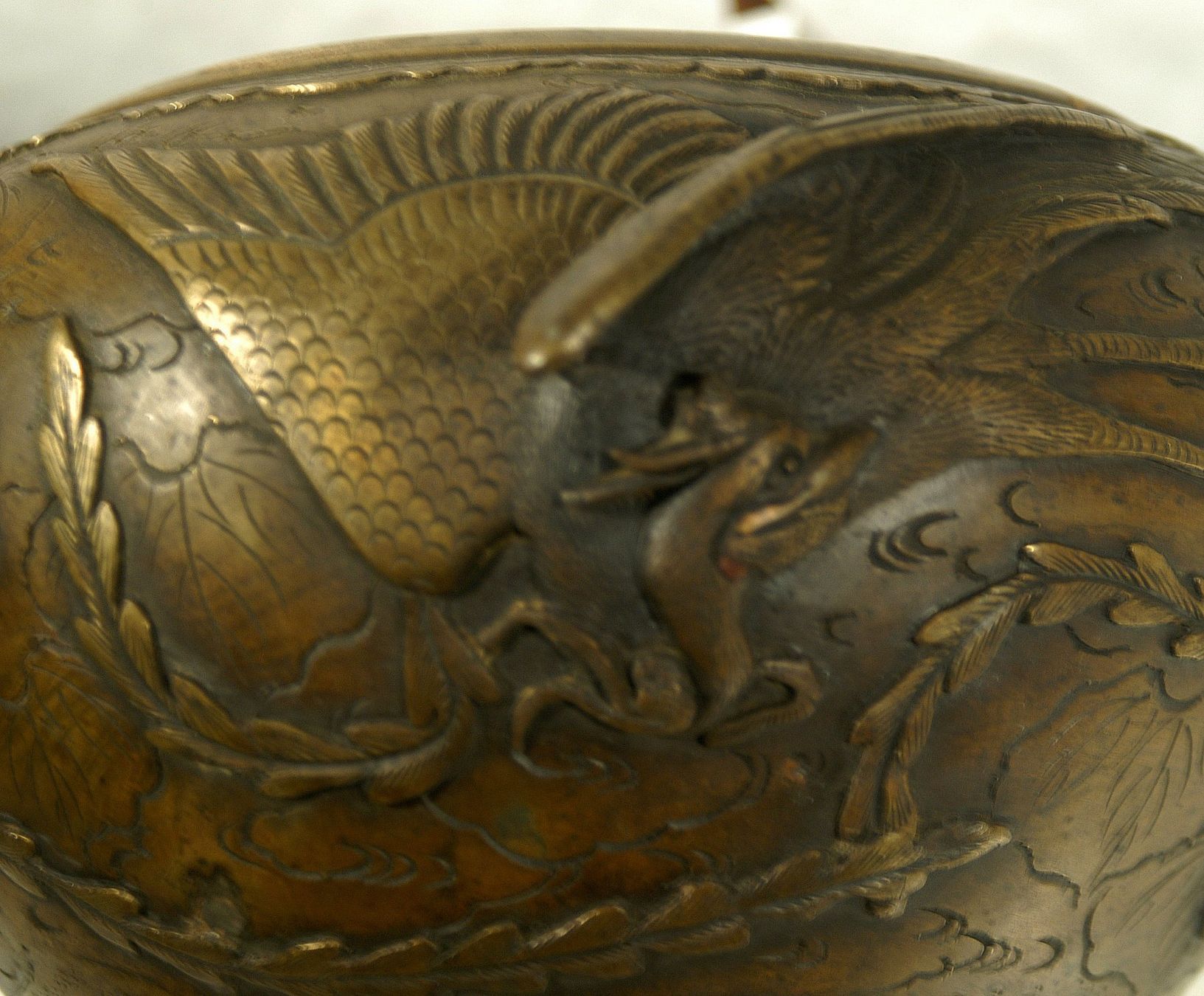 Vasi & Recipienti: Antike asiatische Metallvase – Usato da Herisau venduto da Wisen 7