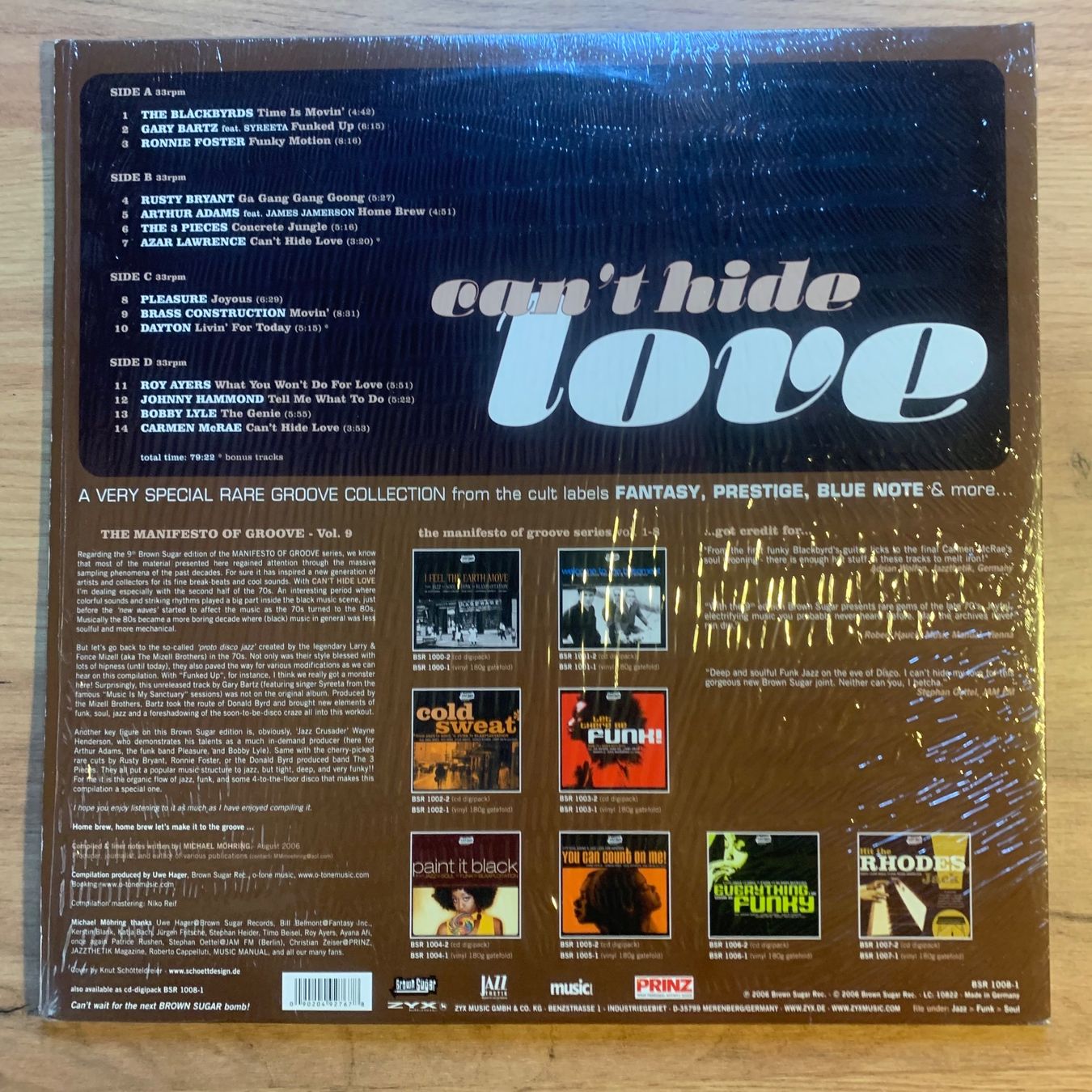 Schallplatten: CAN'T HIDE LOVE...COMPIL GER 2006...VG+/EX – Gebraucht aus Gals von Diskopatshop 1