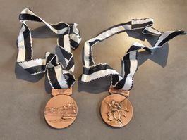 Basler Stadtlauf Medaille 2005 + 2006