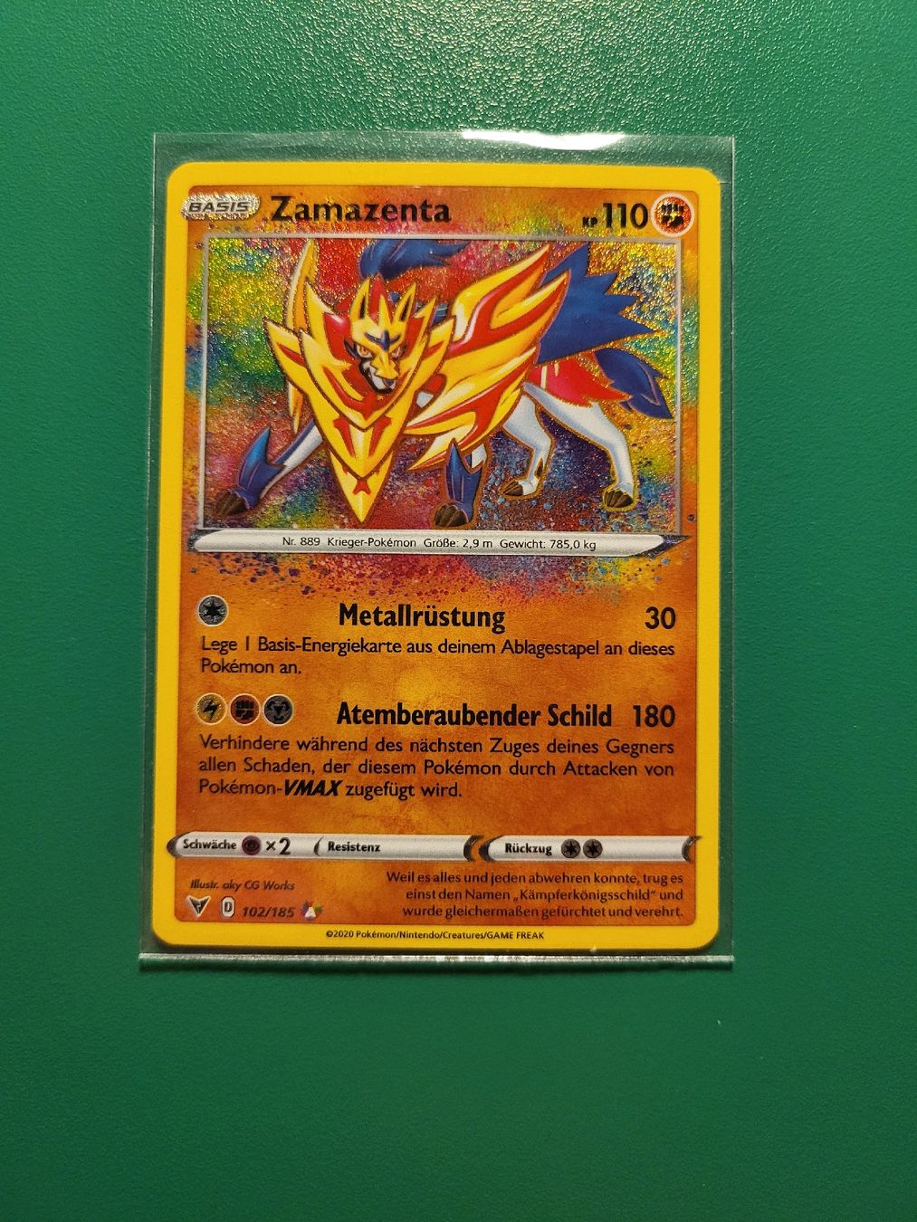 Pokémon Carte collezionabili: Pokemon Karte Zamazenta – Usato da Grindelwald venduto da lego9