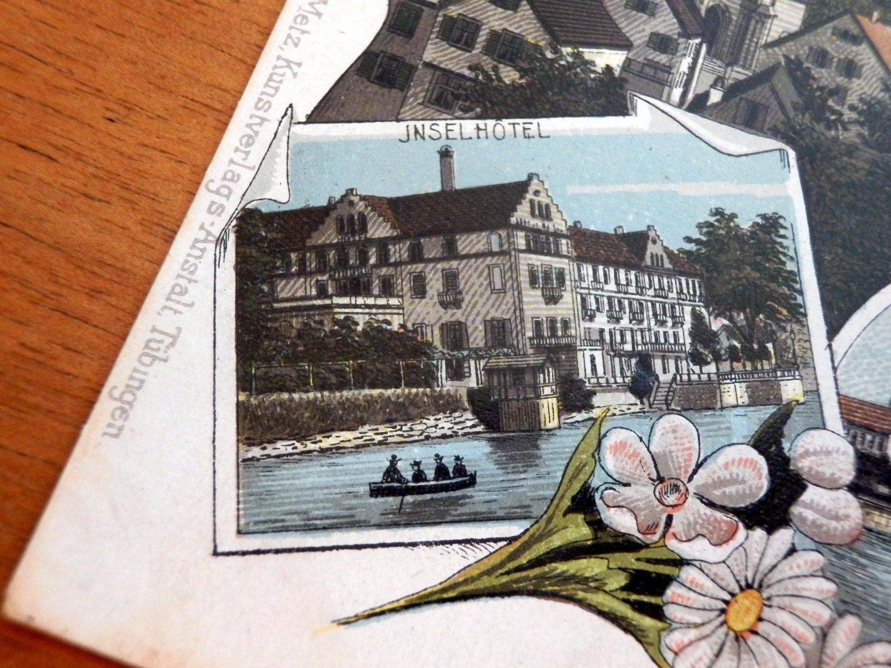 Ansichtskarten: Lithographie: Gruss aus Konstanz 17.5.99 – Gebraucht aus Ueberstorf von dinbau 6