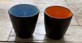 Paar Espressocups, handmade