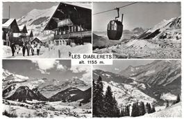 Les Diablerets - 4 Bild AK