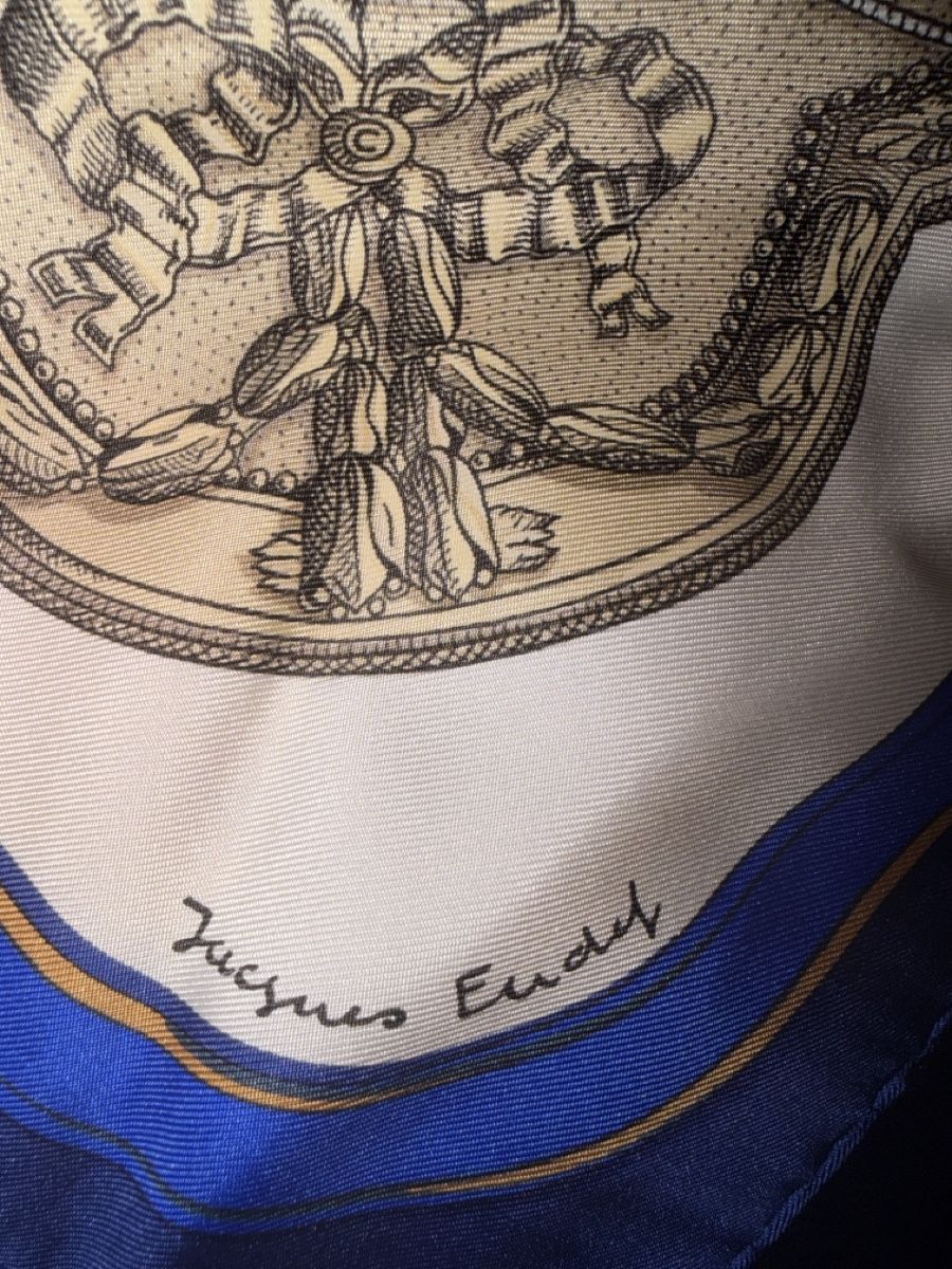 Hermès Foulards & écharpes: Hermès Paris Grand Apparat silk scarf – Neuf (Voir description) à Genève par val_rp9x 4