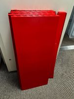 Märklin Ladenbaumaterial TEGO Rückwände + Abdeckung / ROT