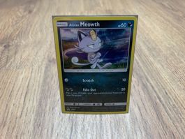 Pokemon Promo Karte 2017 Alolan Meowth Holo SM43