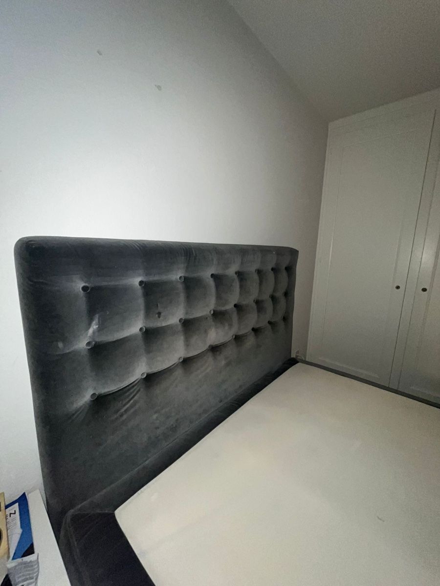 Ikea Letti: Boxspringbett, grau, gebraucht, 160x200cm, Schnäppchen! – Usato da Bern venduto da lio_f6wm 1