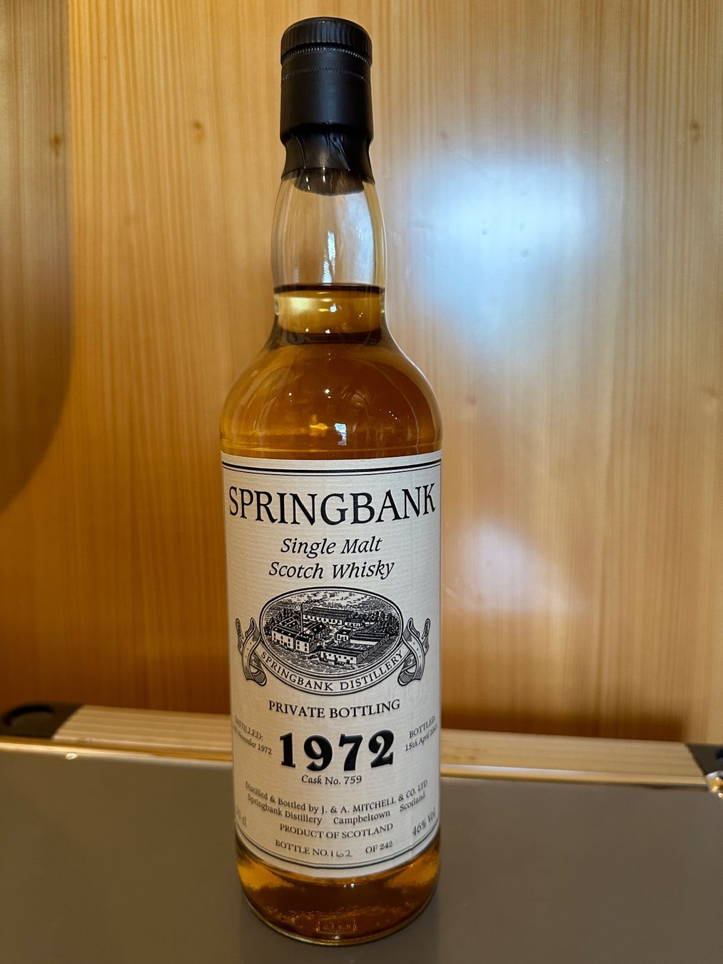 Springbank Bevande alcoliche: Springbank Single Malt Scotch Whisky, 1972 – Nuovo e nell'imballaggio originale da Neerach venduto da fuz_8d7l