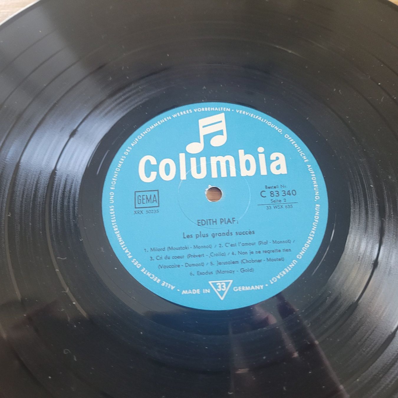 Dischi in vinile: LP Vinyle Edith Piaf Les Plus Grands Succès – Usato da Reconvilier venduto da itzlittlerabbit 2