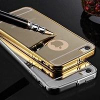 Luxus Alu. Spiegel iPhone 6 6s Plus SILB