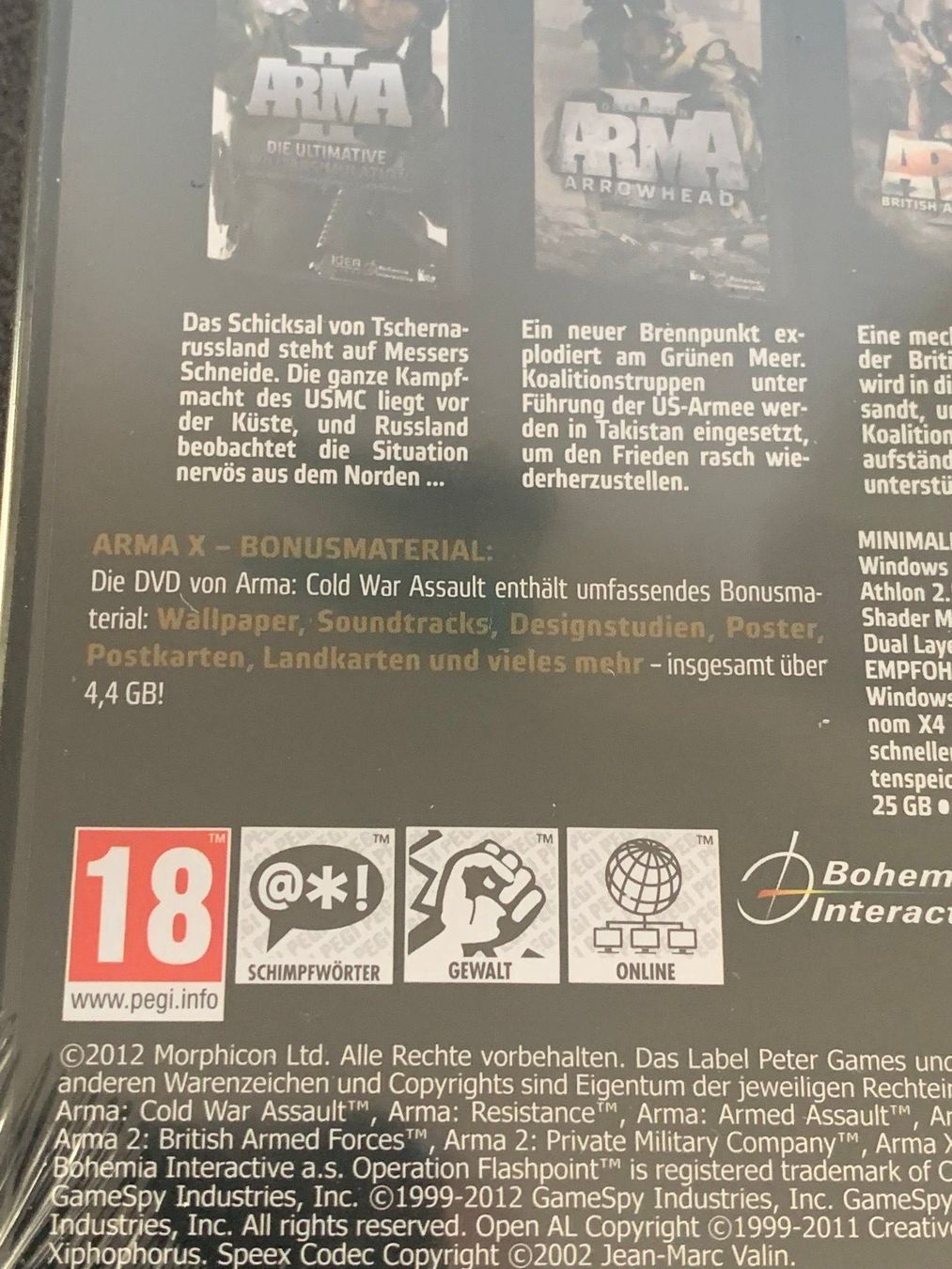 Microsoft Spiele: ARMA X anniverary edition PC-DVD Viedeospiel - Computerspiel – Neu (gemäss Beschreibung) aus Fribourg von tschjoly 4