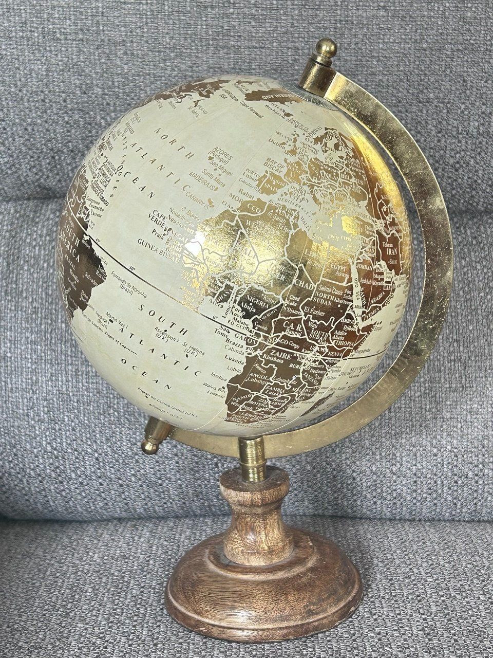 Altro in Decorazioni & Accessori: Mappamondo da tavolo vintage 26 cm – Usato da Giubiasco venduto da LorisVale 3