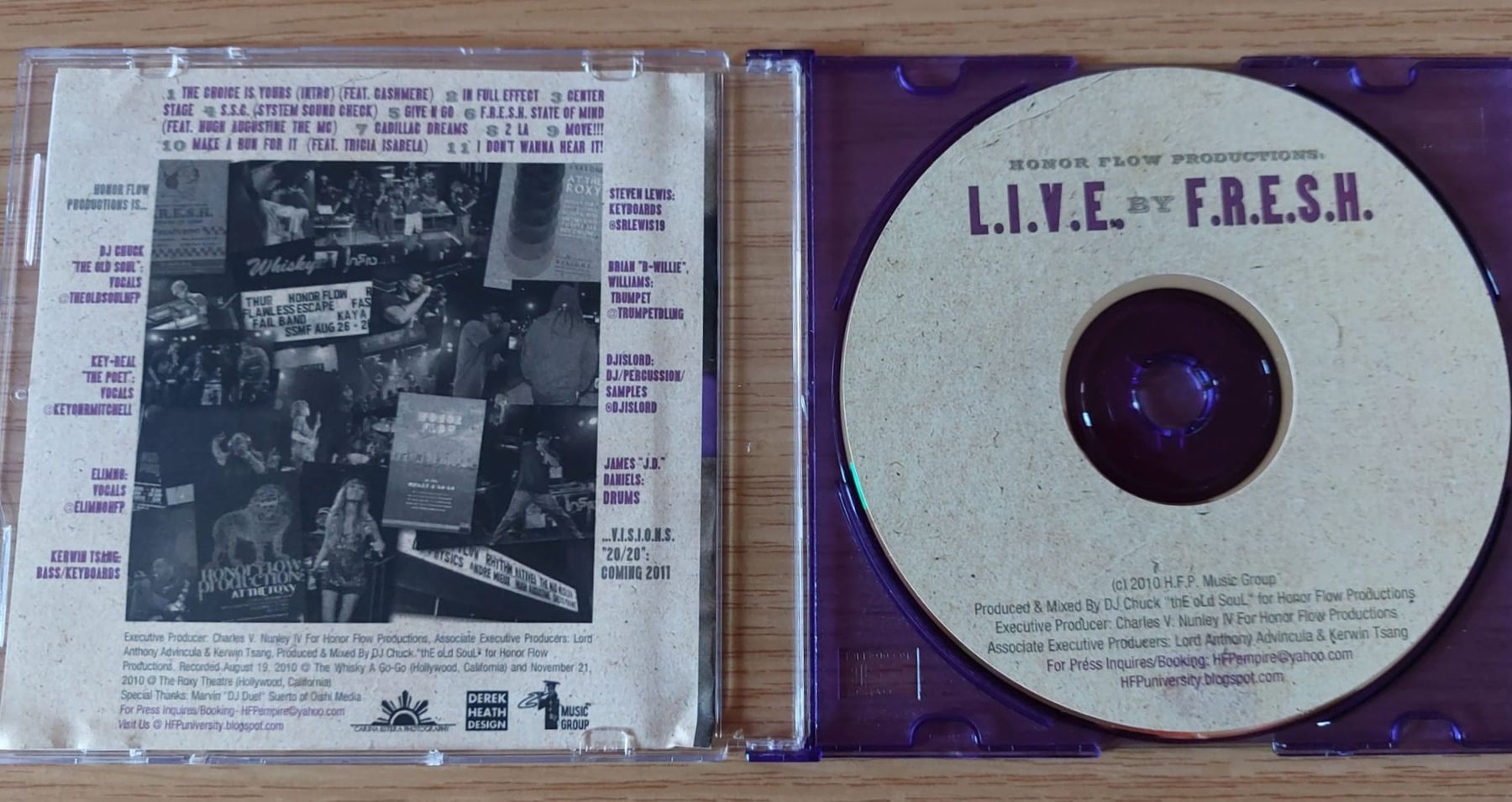 CDs: Honor Flow Productions: L.I.V.E. by F.R.E.S.H. CD – Gebraucht aus Urtenen-Schönbühl von Kahru 2
