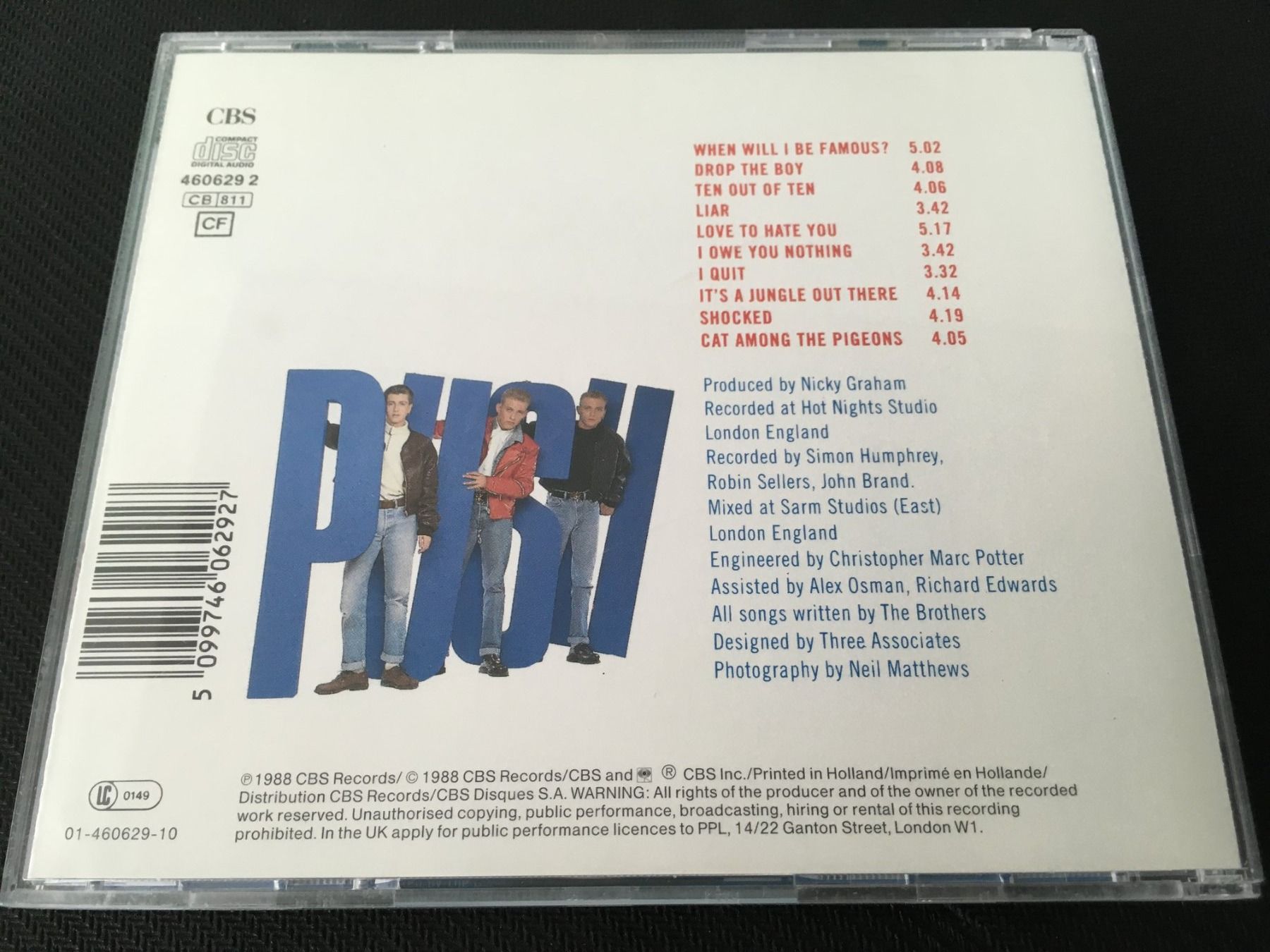 CD: Push - Bros -CD- – Usato da St.Gallen venduto da MedienJoe 1
