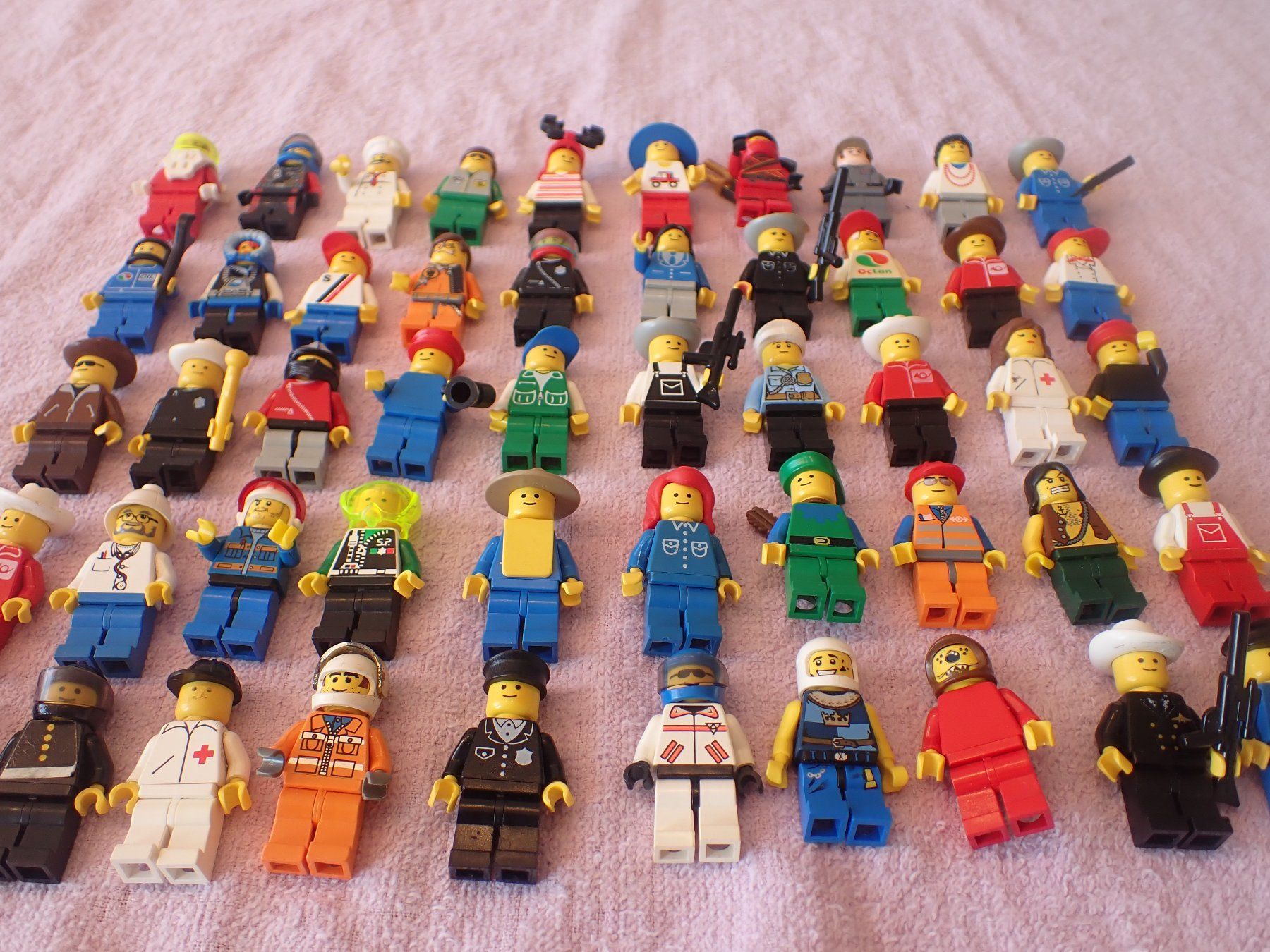 Lego Kit di costruzioni: 50 schöne alte Lego Männchen Figuren System – Usato da Geroldswil venduto da boy5toy 9
