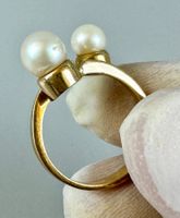 VINTAGE GOLDRING “PERLEN” 14K #2
