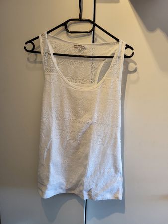 Sommerliches Spitzentop von Blackbird, Grösse L, Weiss