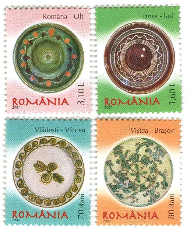 Tous les timbres: Briefmarken "Keramik". Rumänien – Neuf avec emballage d'origine à Basel par Butsch5