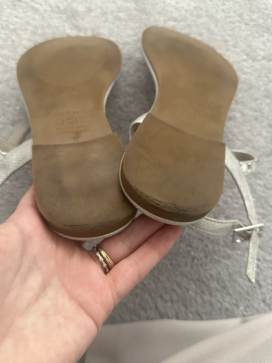 Aldo Scarpe da donna: ALDO Sandalen Gr. 38 Silber Strass – Usato da Uster venduto da deb_ljc5 4
